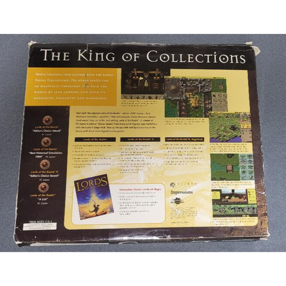 Lords Royal‎ Collection PC Game Map 5 Manuals Reference Card PC in Original Box - Picture 3 of 9